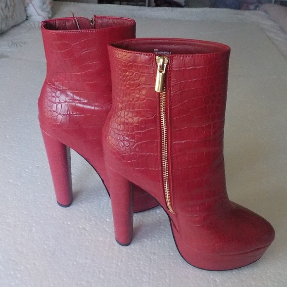 LOKE NEW Platform Heel Boots - Picture 5 of 7